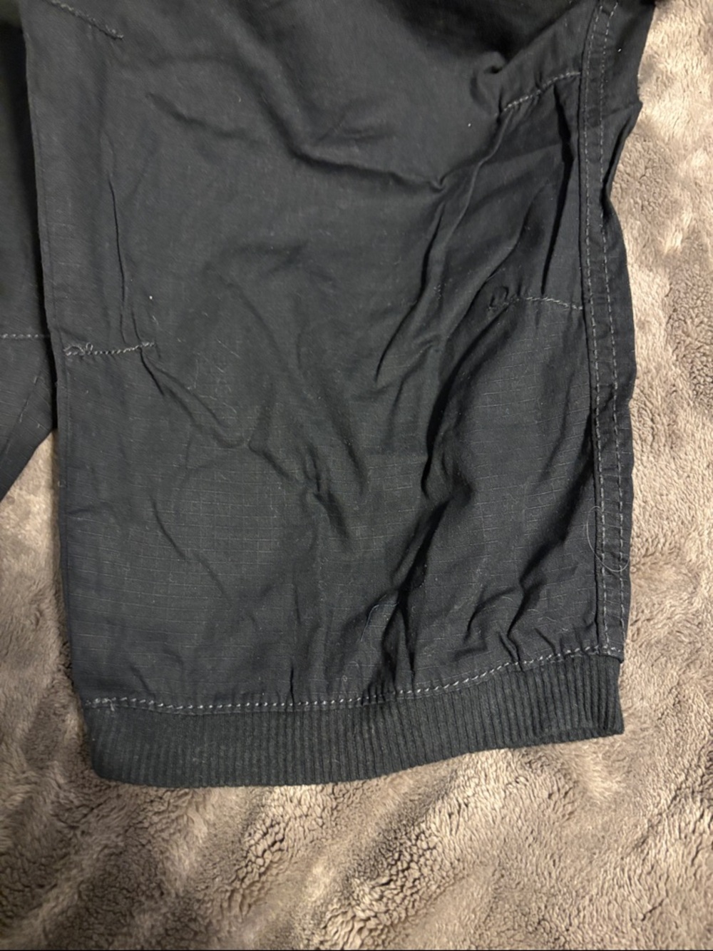 Faded Glory Womens’s  Black Drawstring  Capri Cargo Pants size 14 NWT - Picture 5 of 6